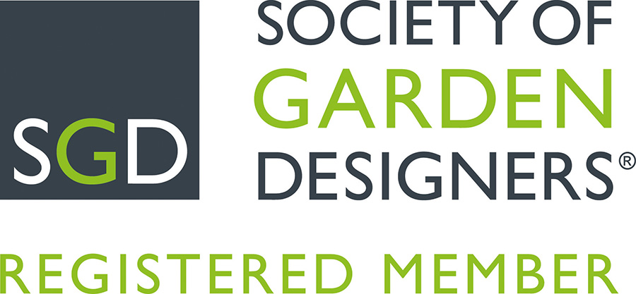 Society of Garden Designers Logo. Rae Wilkinson Garden and Landscape Design - Garden Designer Sussex, Surrey, London, South-East England